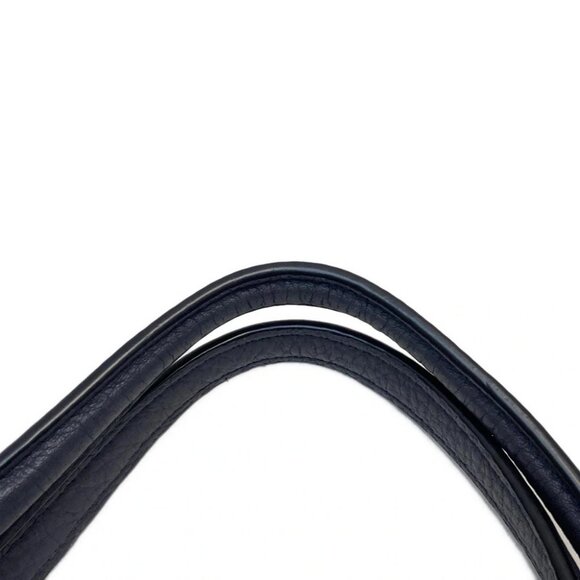 COACH Pebbled Leather Lexi Shoulder Navy Leather - Shoulder Bag - Picture 9 of 9